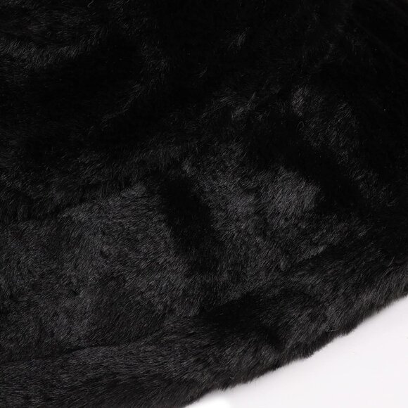 Winter Faux Fur Bucket Hat Faux Fur Warm Fuzzy Fluffy Unisex Accessory - Picture 2 of 6